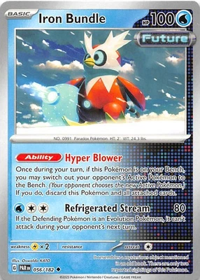 Iron Bundle 056/182 SV04 Paradox Rift Pokemon 008077 - Image 1 of 2