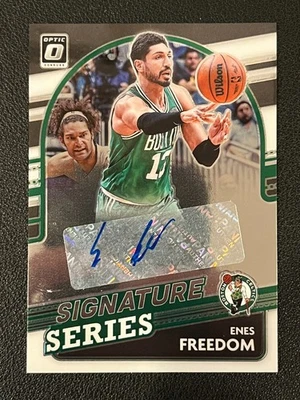 Enes Freedom 2021-22 Donruss Optic Auto Signature Series Celtics Foto 1 de 2