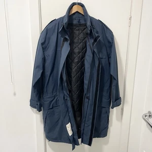 RAF Goretex Wet Weather Jacket Men's L Blue Military Issue MVP Quilted Liner - Picture 1 of 24