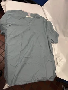 Standard textile soft weave xl light blue scrub Top - Picture 1 of 3