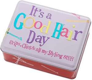 Bright Side It's A Good Hair Day Novelty Storage Tin - Novelty Storage Accessory - Picture 1 of 1