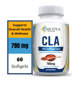 CLA - Conjugated Linoleic Acid Stim-Free Weight Loss & Fat Burner, Lean Muscle - Picture 1 of 9