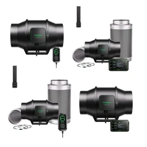 VIVOSUN AeroZesh S4/S6/S8 Inline Duct Fan Smart Ventilation System For Grow Tent - Picture 1 of 67
