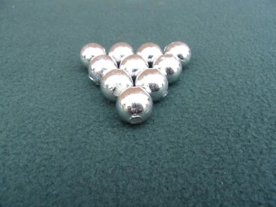 10 17.5mm approx round lead balls catapult  slingshot ammo - Image 1 of 2
