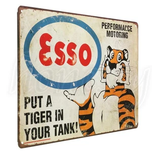 Retro Tiger Metal Tin Sign Vintage Poster Plaque Bar Pub Cafe Wall Decor 20x30cm - Picture 1 of 6