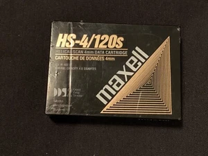 Maxell DDS-2 HS-4 / 120s 4mm Data Cartridge ~ Brand New Factory Sealed - Picture 1 of 2