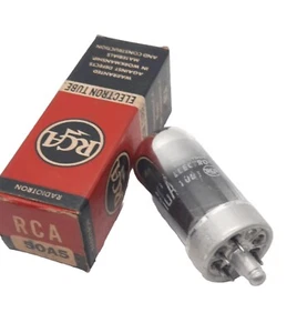 RCA Model 50A5 Vintage Vacuum Tube Chrome Top Valve Radio Verstärker Röhre  - Bild 1 von 3