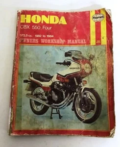 MANUALE OFFICINA HONDA CBX 550 FOUR HAYNES 82-84 - Foto 1 di 1