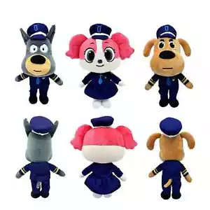 Sheriff Labrador Plush Toys Anime Dog Dolls Cute Soft Stuffed Plushies new - Picture 1 of 30