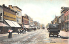 c.1910 Stores Smith St. looking East Perth Amboy NJ post card Woolworth's