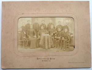 GRANDE PHOTO INSTITUTION SAINT LOUIS SAUMUR 1884 ÉLÈVES ET PROFESSEURS k855 - Imagen 1 de 2
