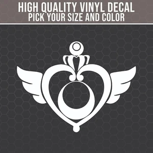 Sailor Moon Decal, Anime Decal, Anime Car Decal, Transformation Locket Decal - Picture 1 of 5