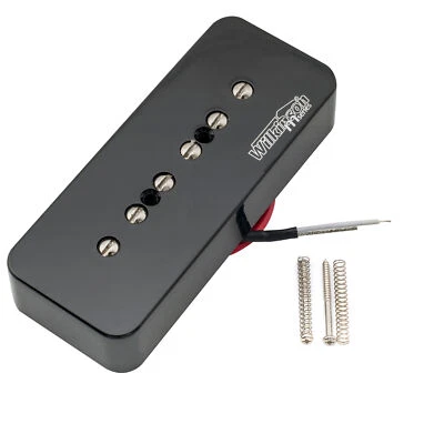Wilkinson Low Gauss Black Iconic P90 Soapbar Single Coil Guitar Neck Pickup  - Image 1 of 2