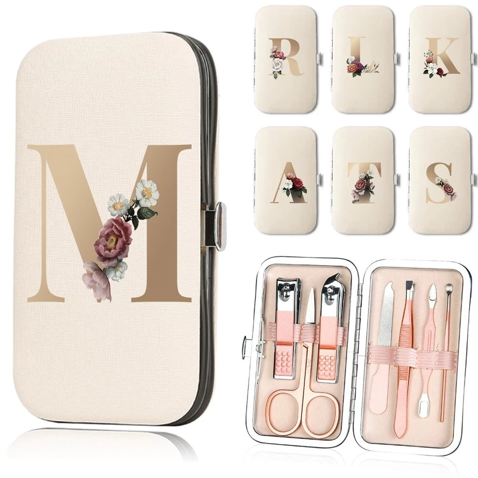 7-TEILIGES MANIKÜRE PEDIKÜRE NAGELPFLEGE SET SCHNEIDER KNIPSER SET ETUI FÜR HERREN DAMEN