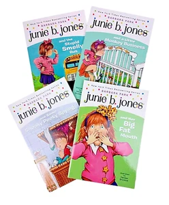 Junie B. Jones Chapter Books Lot of 4 (Volumes 1-2-3-& 4) Paperback New - Bild 1 von 7