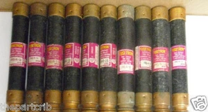 Nice Lot Bussmann FRS R 10 Amp Fuses Class RK5 600 Volts - Picture 1 of 1