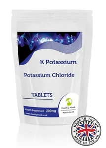 Cloruro de potasio 200 mg comprimidos vegetales suplementos - Imagen 1 de 11