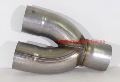 5" / 5" Y Pipe Stainless Steel Universal Custom Performance Exhaust Diesel - Image 1 of 2