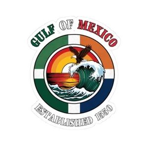 Golf von Mexiko Kiss Cut Aufkleber Anti Maga Protest Sticker, Geschenk für Ihn Sie - Bild 1 von 4