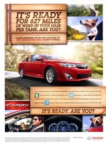 2012 Toyota Camry Car 1-page MAGAZINE AD - Picture 1 of 1