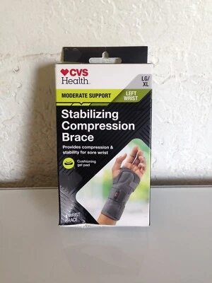 Muñequera estabilizadora de soporte moderado CVS Health muñeca izquierda, talla L/XL Foto 1 de 4