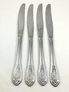 4 Rogers Kenwood Japan Stainless Steel Mono S Solid Dinner Knives 8 7/8" - Picture 1 of 4
