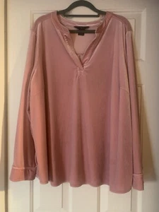 Investments 2x  Pink Velvet Tunic Top - Bild 1 von 3