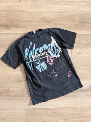 Volcom Vintage Y2K Black Stone T-Shirt Medium Skater Skate Grunge EUC - Image 1 of 2