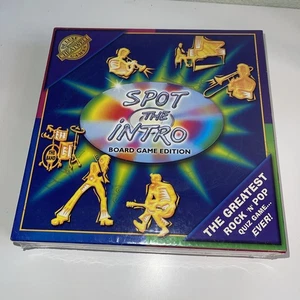 Spot the Intro Board Game Edition Rock & Pop Quiz Game with CD NEW & SEALED  - Picture 1 of 3