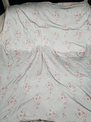 Raro Juego de Edredón Rachel Ashwell Shabby Chic Completo/Reina PAPEL DESCOLORIDO ROSA Rosa Azul  Foto 1 de 4