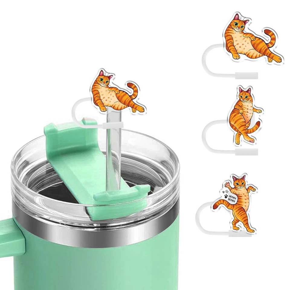 Cubiertas de punta de paja reutilizables de 10 mm 3 piezas para vaso Stanley 30 oz 40 oz Foto 1 de 1