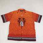 Silver Point Boys Size XL Dragon Shirt Tribal Orange