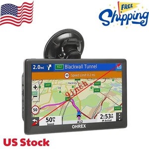 9” Truck GPS Navigation System 2025 Maps Free Updates Commercial Drivers - Picture 1 of 7
