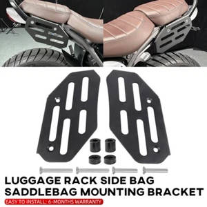 Luggage Rack Side Saddle Bag Mount Bracket Holder For Speed 400 Scrambler 400X - Bild 1 von 24