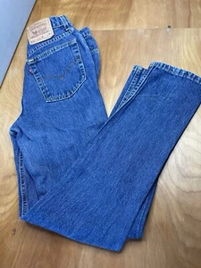 Vtg Levis 512 Jeans Womens 11 30 X 31 Slim Fit Tapered Leg High Rise Made In USA - Picture 1 of 10