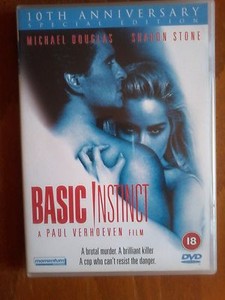 BASIC INSTINCT - SPECIAL EDITION - UK R2 DVD 2-DISC SET - with 4 pic cards - VGC