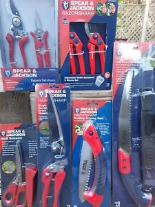Spear & Jackson Garden Gift Sets Secateurs, Saws, Scissors - UK SELLER