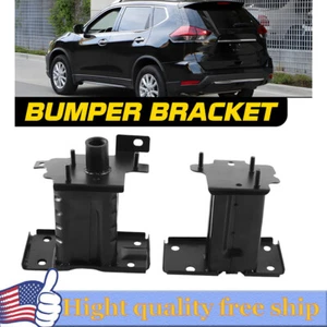 New Bumper Bracket Fits For 14-2019 Nissan Rogue Models Set of 2 Front LH & RH H - Picture 1 of 8