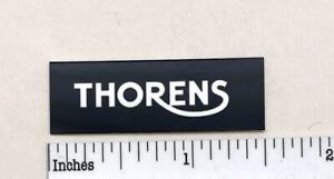Thorens Turntable Badge Logo For Dust Cover Black/White Custom Made 124 125 160 