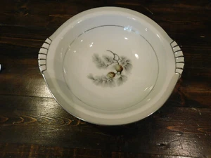 Kent silver pine china serving bowl - Picture 1 of 5