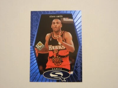 1998-1999 UPPER DECK BASKETBALL C CHOICE STEVE SMITH #SQ1 BLUE  ATLANTA HAWKS - Image 1 of 4