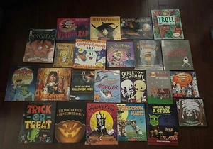 Halloween/Monster 23  Book Lot - Children’s Picture Books.  See Photos - Picture 1 of 2