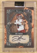 Jake Haener 2023 Wild Card 5CD Orange Crystal Vintage Rookie Auto SP 3/5 SAINTS
