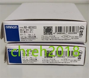 1 PCS NEW IN BOX Omron NX Series analog input unit NX-AD3603 - Bild 1 von 3