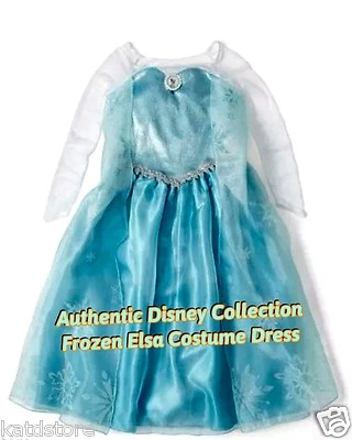 Vestido Disfraz Colección Disney Frozen Snow Queen Elsa, Talla 4, 5/6, 7/8,10 Foto 1 de 2