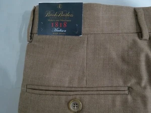 NWT Brooks Brothers Madison USA Made Style 47557026, dress pants 33 R - Imagen 1 de 12
