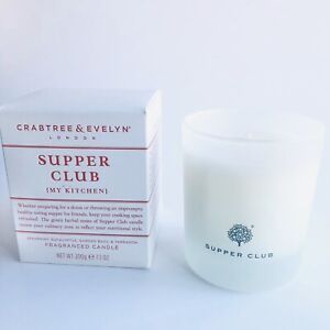 Crabtree & Evelyn Candle Supper Club My Kitchen 7.1 Oz New In Box Modern Home