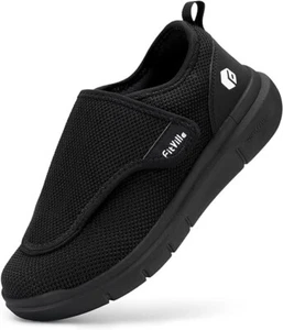 Fitville Herren 8,5 W Diabetikerschuhe extra breit Freizeit Slipper Sneaker geschwollene Füße - Bild 1 von 6