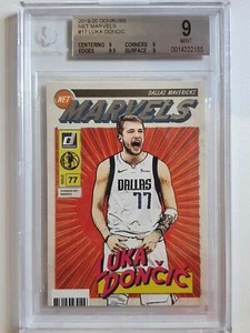 2019 Panini Donruss Luka Doncic #17 NET MARVELS - BGS 9 - Picture 1 of 2