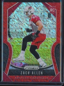 2019 Panini Prizm Zach Allen RED SHIMMER RC Rookie Refractor #14/15 FOTL #389 MT - Picture 1 of 1